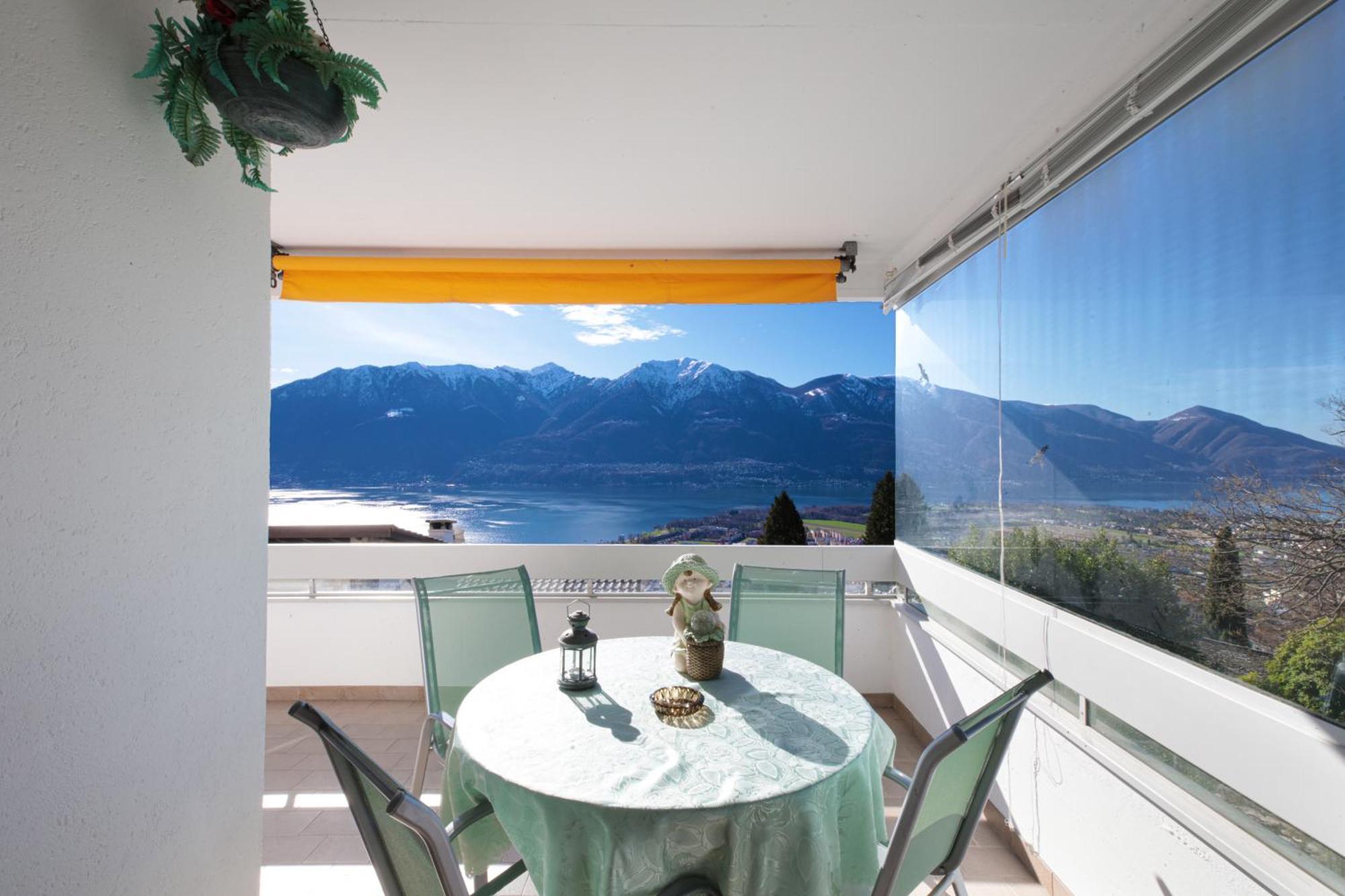 Vista Lago Casa Hulya Orselina Kültér fotó